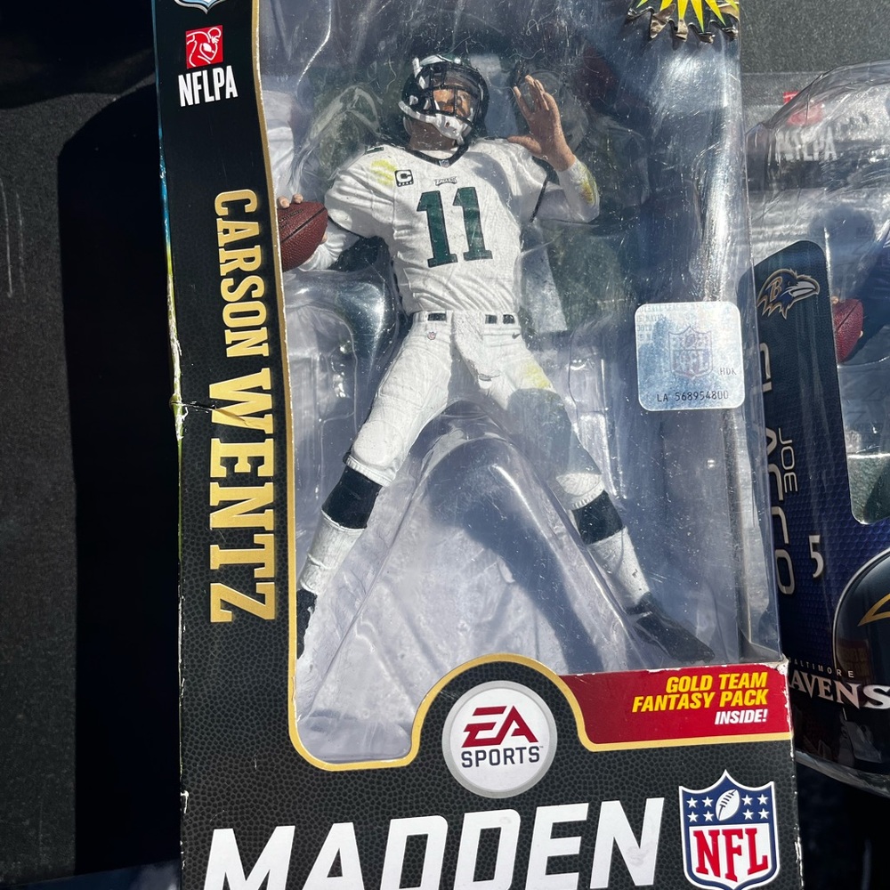 Carson Wentz Madden NFL Action Figure EA Sports Edition